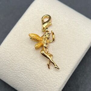 Kirks Folly Fairy Charm Gold Tone Enamel‎ Wings Signed